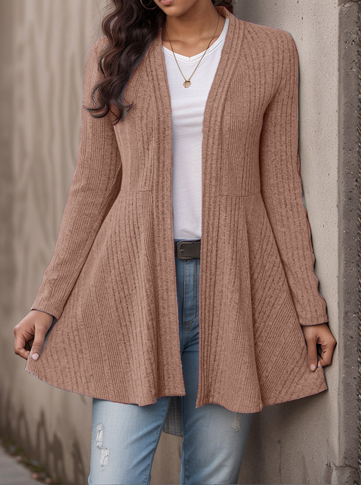 Sonora | Cardigan en maille brossée rayée