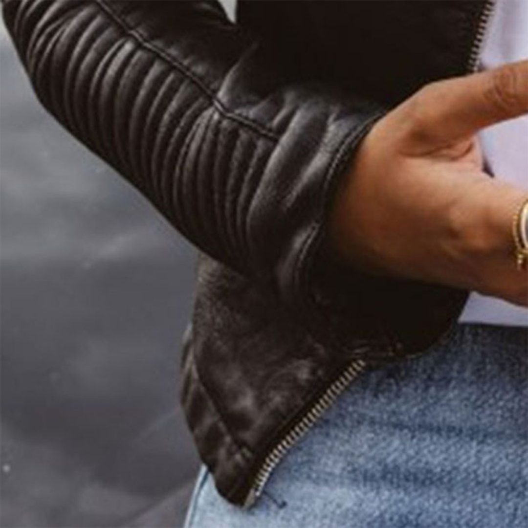 Sabrynne | Veste en cuir