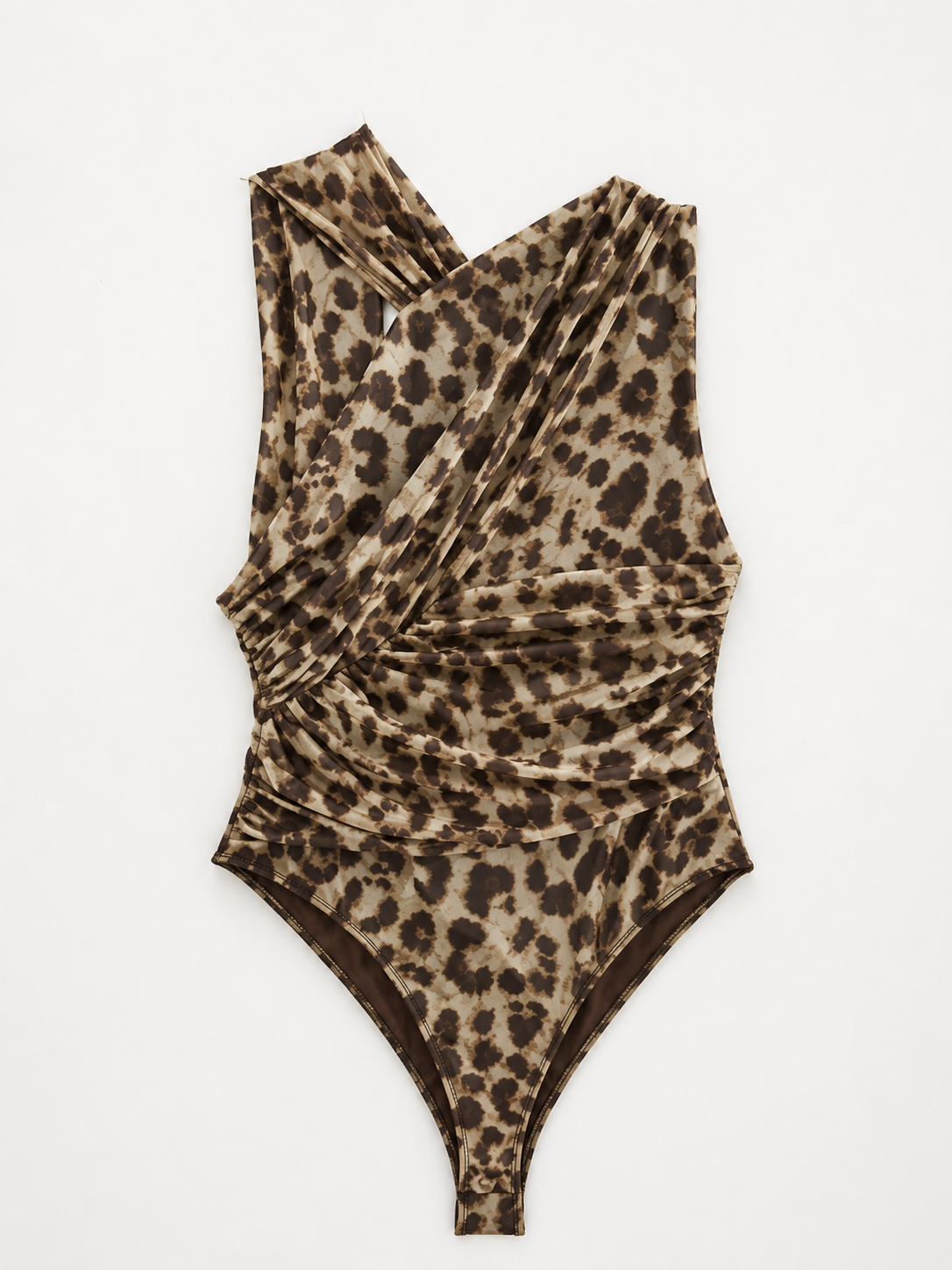 ATELIER | Body en Imprimé Léopard Lingerie Épaules Nues