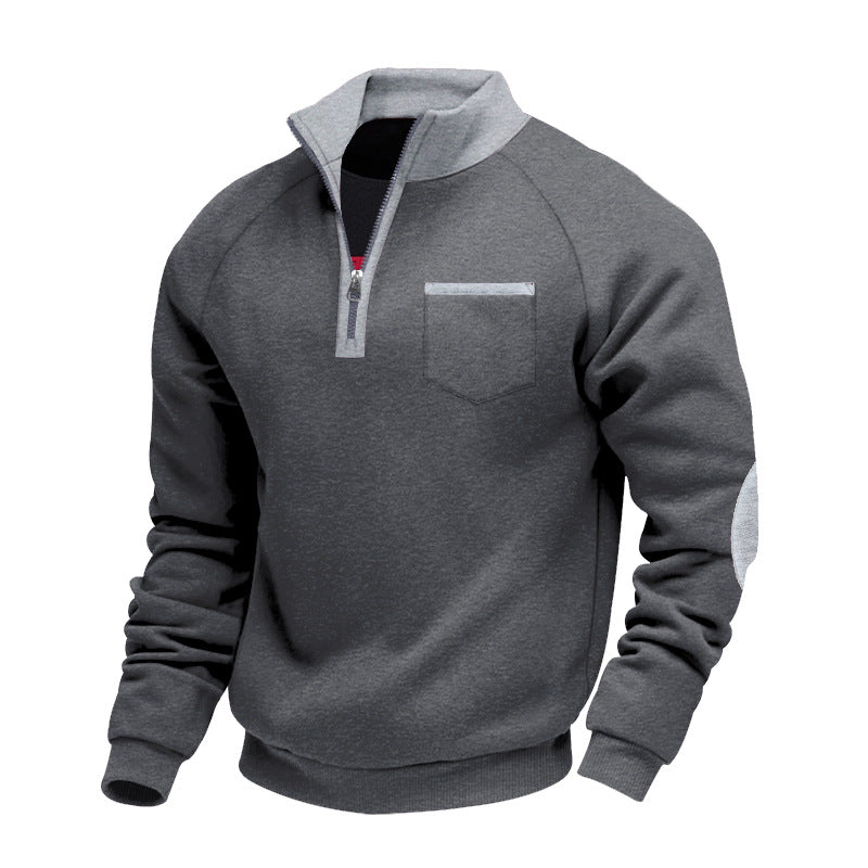 Lovas | Pull pour hommes avec demi-zip