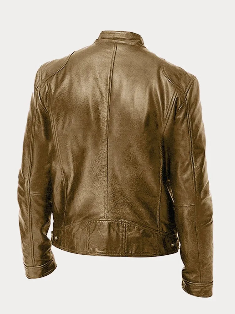 Chiron | Veste en cuir décontractée
