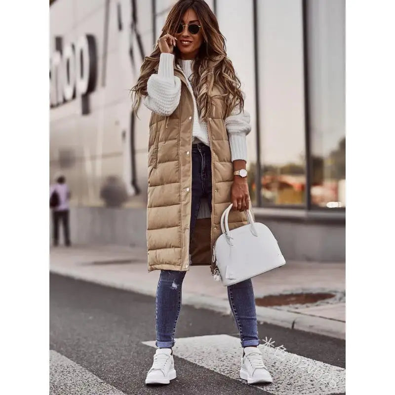 Arianell | Cardigan ouvert en coton mi-long