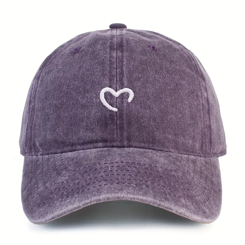 Marlia | Casquette Brodée Avec Cœur