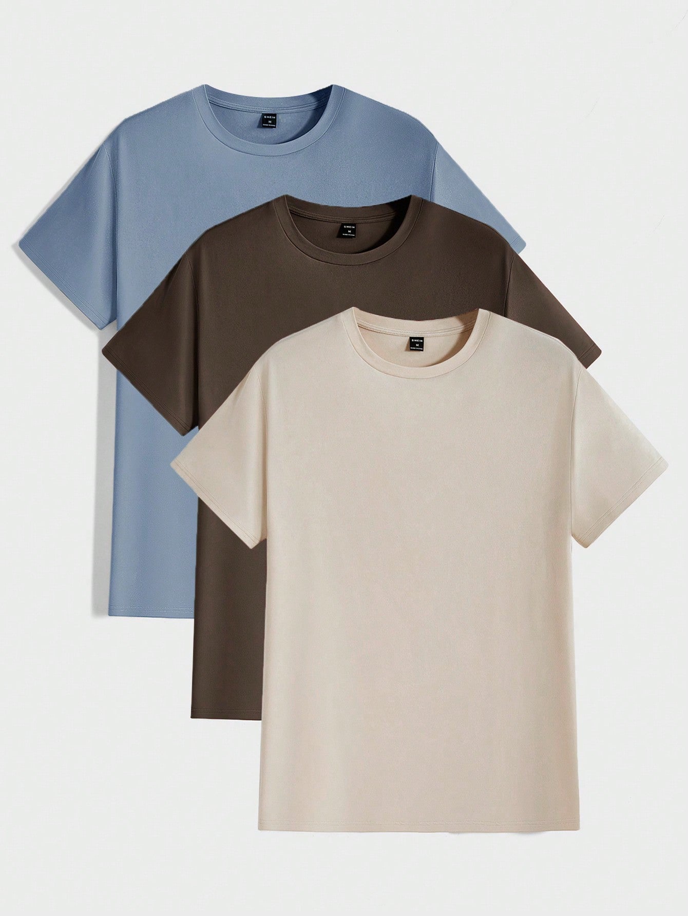 Elias | T-shirt Homme à Structure Ronde