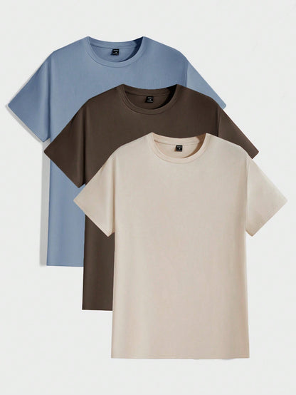 Elias | T-shirt Homme à Structure Ronde