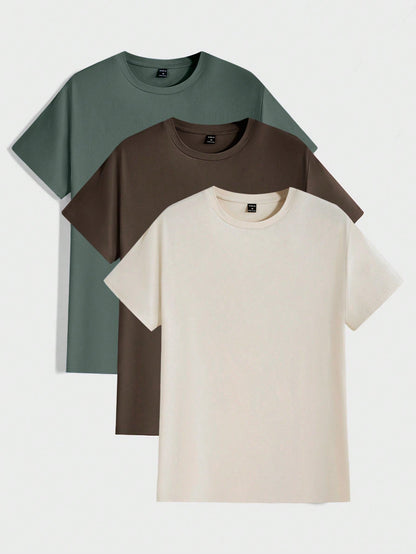 Elias | T-shirt Homme à Structure Ronde