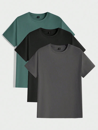 Elias | T-shirt Homme à Structure Ronde
