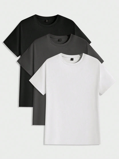 Elias | T-shirt Homme à Structure Ronde