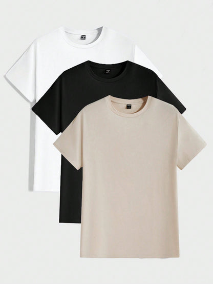Elias | T-shirt Homme à Structure Ronde