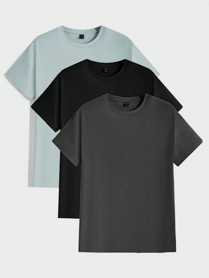 Elias | T-shirt Homme à Structure Ronde