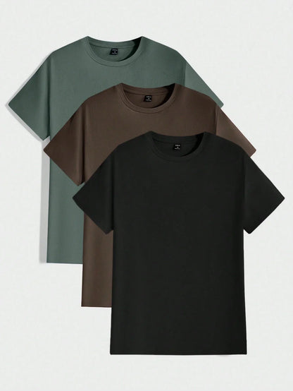Elias | T-shirt Homme à Structure Ronde