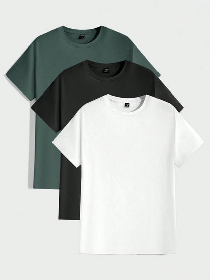 Elias | T-shirt Homme à Structure Ronde