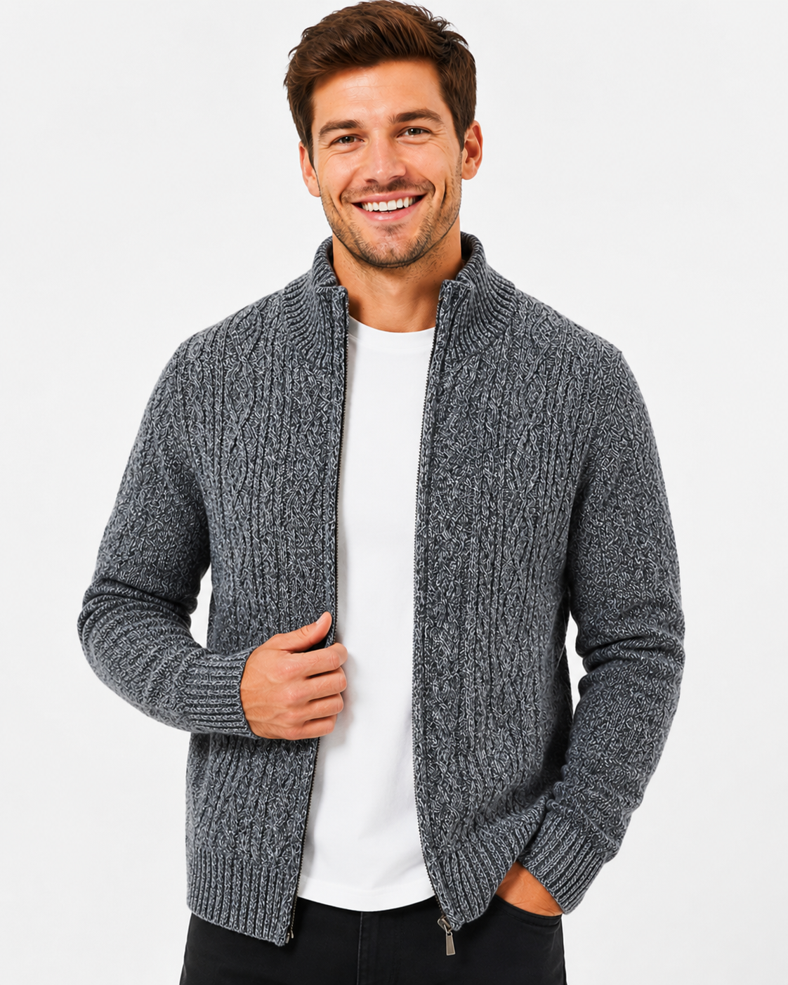 Declan | Veste en Tricot pour Homme