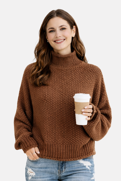 Olivia | Pull avec col montant