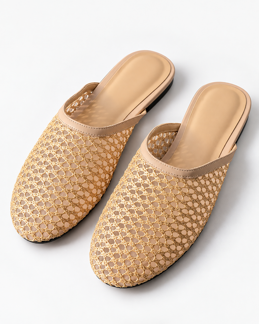 Gabrielle | Sandales Mules en Cuir Véritable pour Femmes