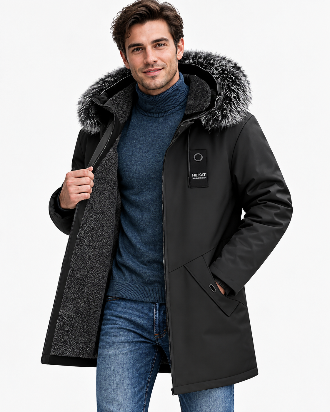 Brandon | Veste à capuche en coton rembourré