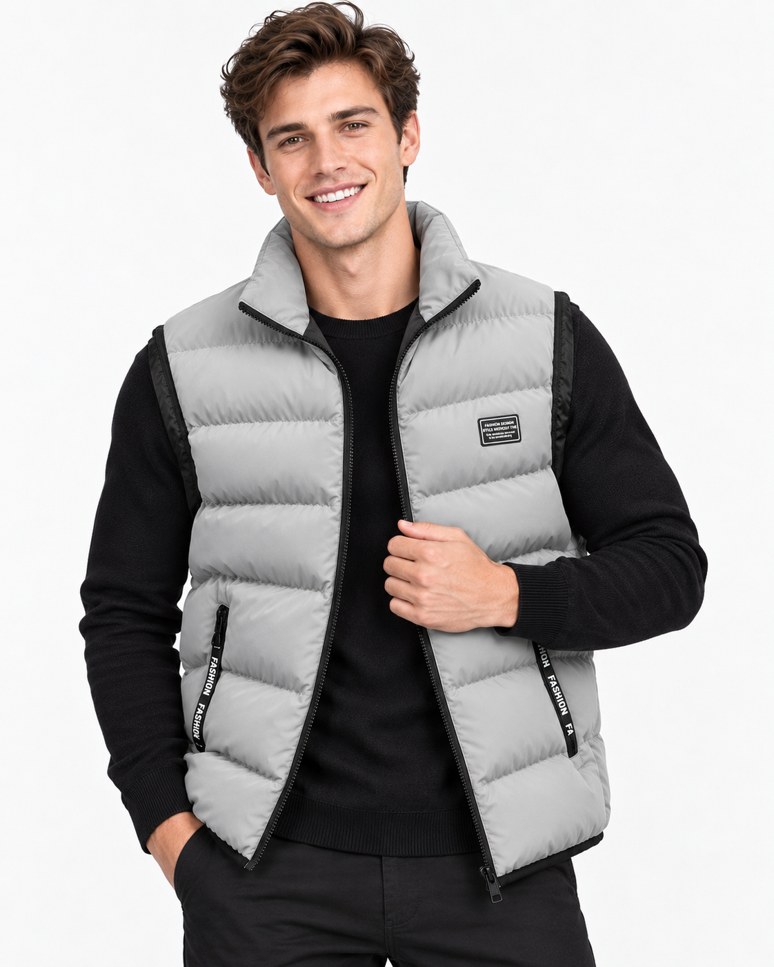 Omar | Gilets à la mode pour hommes sans manches