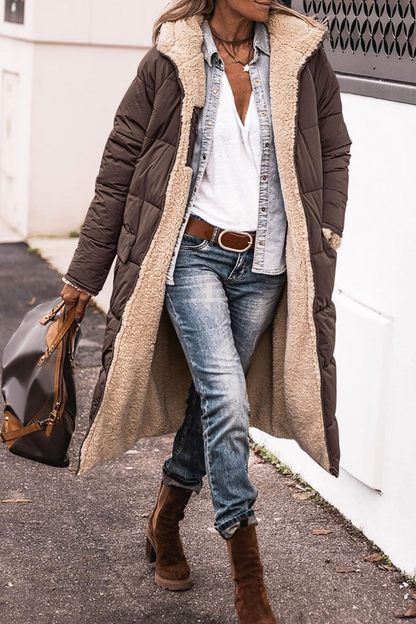 Romina | Manteau Réversible Élégant