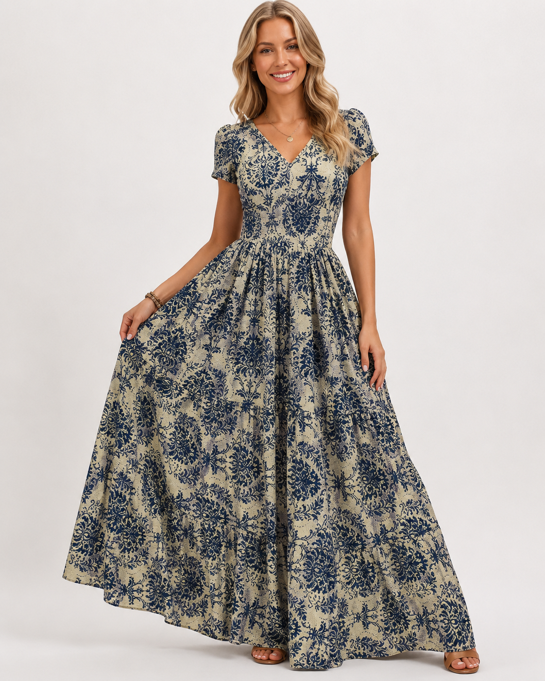 ATELIER | Robes Maxi Vintage Printemps Été