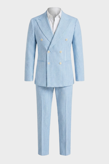 Dariel | Costume Rayé Double Boutonnage