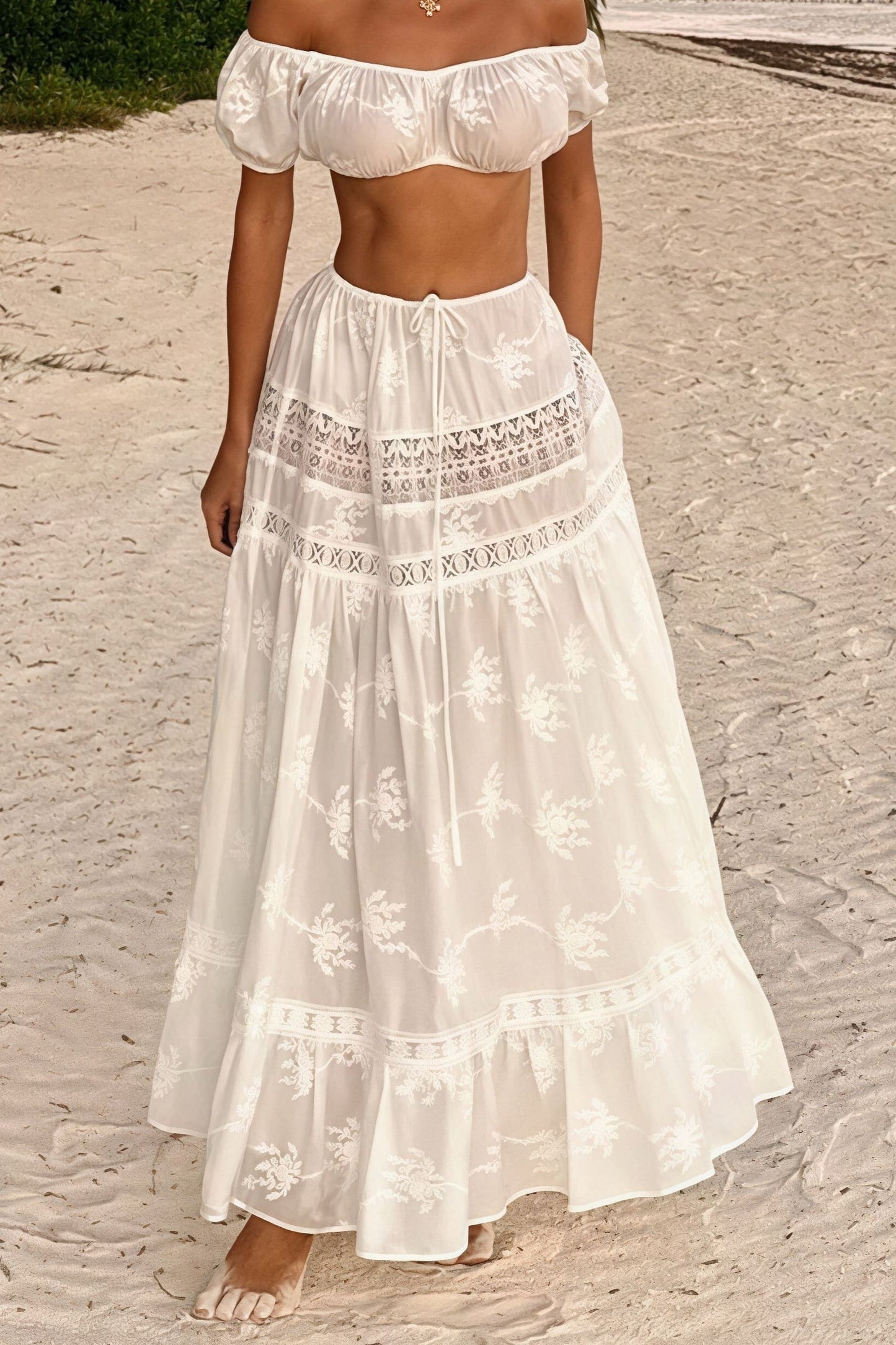 Ensemble Camisole Court Pure Désir - Jupe Taille Haute