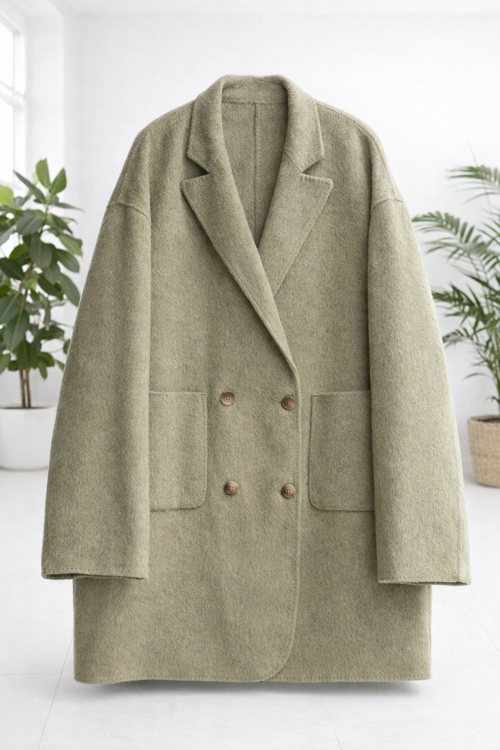 Manteau en Laine Femme – Élégant pour le Bureau