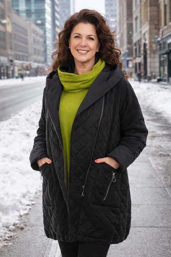 Isolde | Manteau matelassé léger avec finition brillante