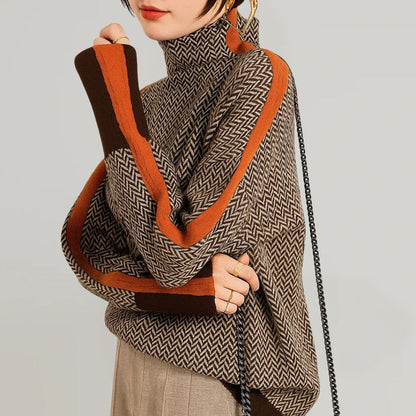 Martina | Pull avec col montant
