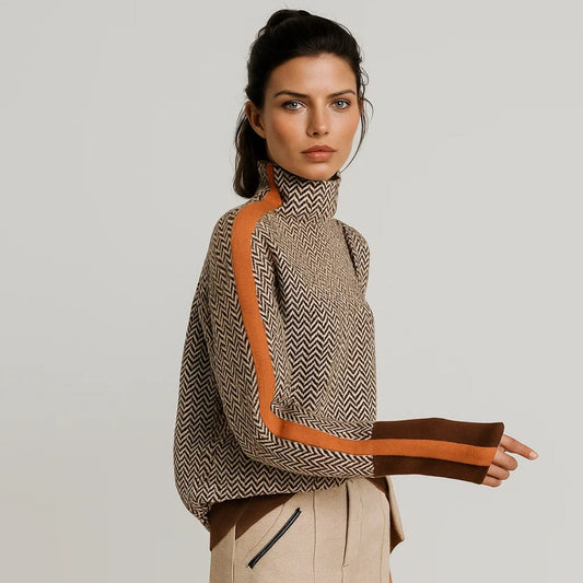 Martina | Pull avec col montant