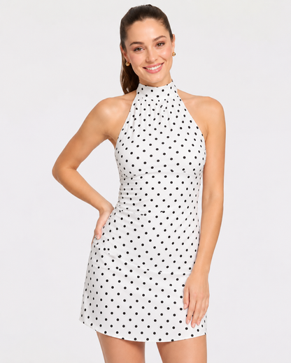 Arabella | Robe Mini Élégante d'Été à Dos Nu Sexy Sans Manches Ajustée