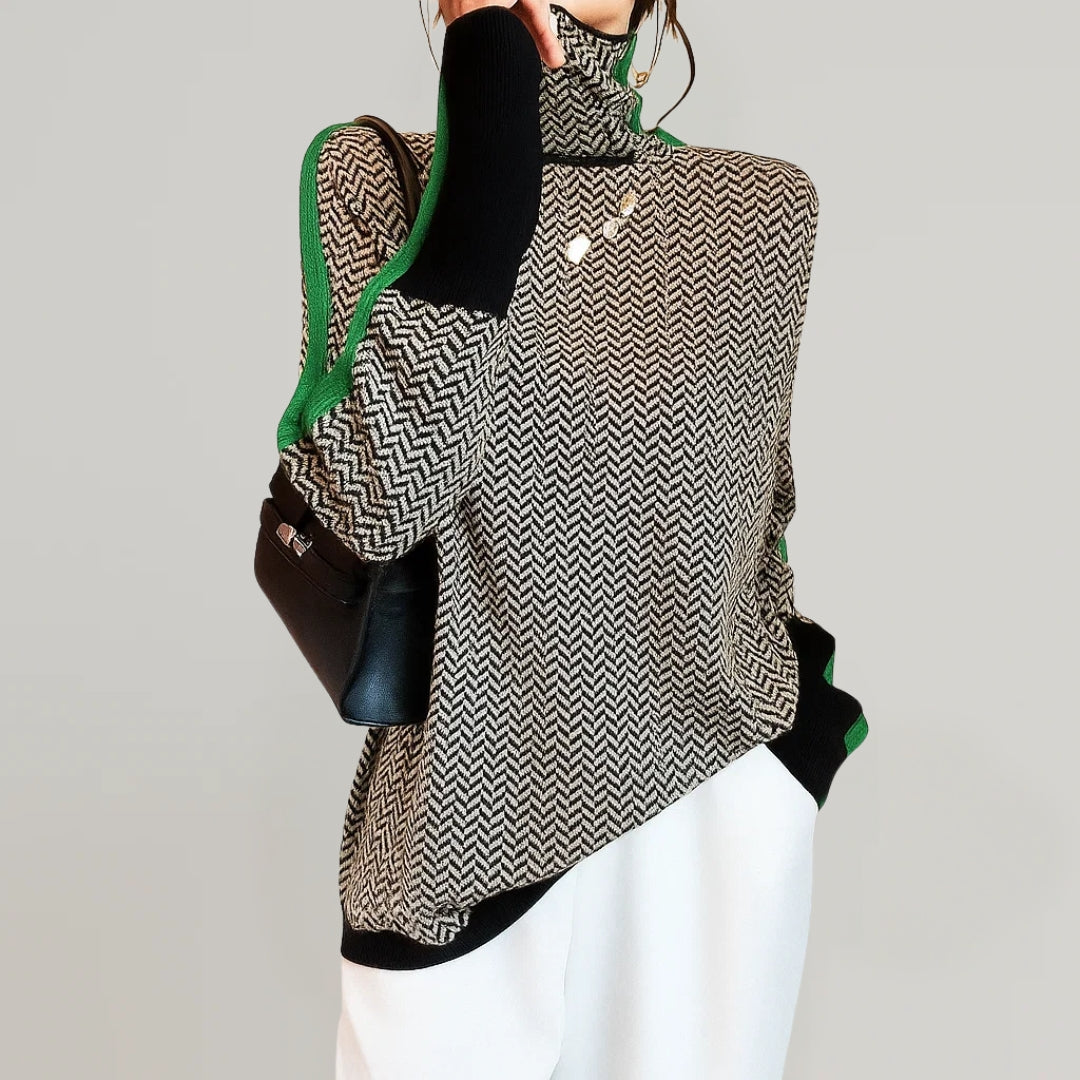 Martina | Pull avec col montant
