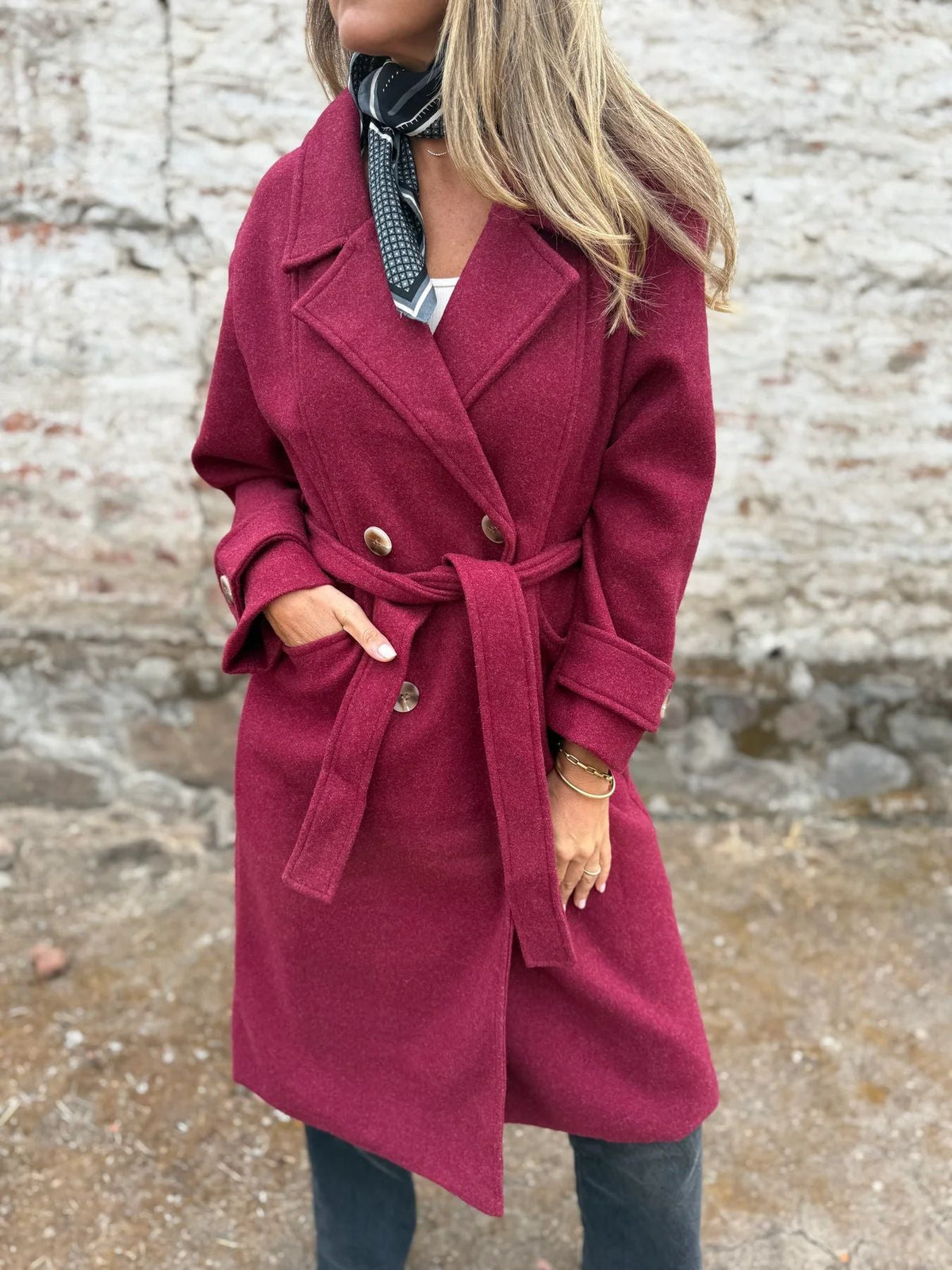 Suki | Veste en mélange de laine à lacets