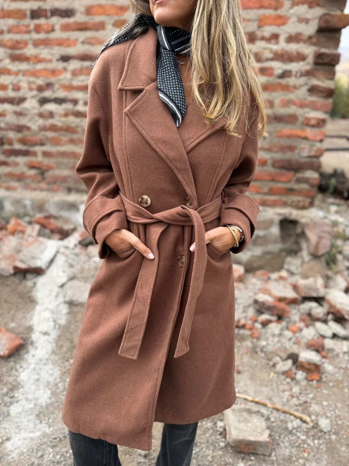 Suki | Veste en mélange de laine à lacets