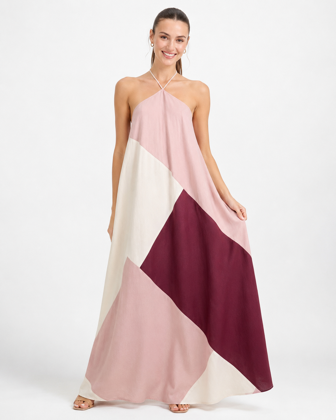Jane | Robe Imprimée pour Femmes Jupe Longue Lâche Style Été