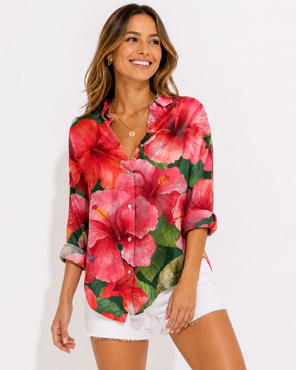 ATELIER | Chemise d'été à manches trois quarts