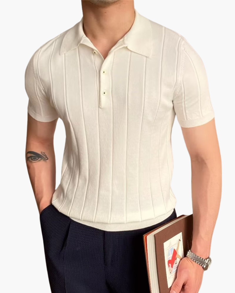 Mathis | Polo côtelé en coton