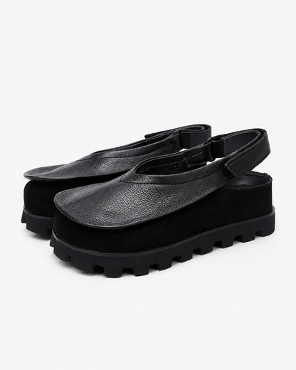 Lena | Chaussures pour femmes à semelle épaisse en cuir véritable