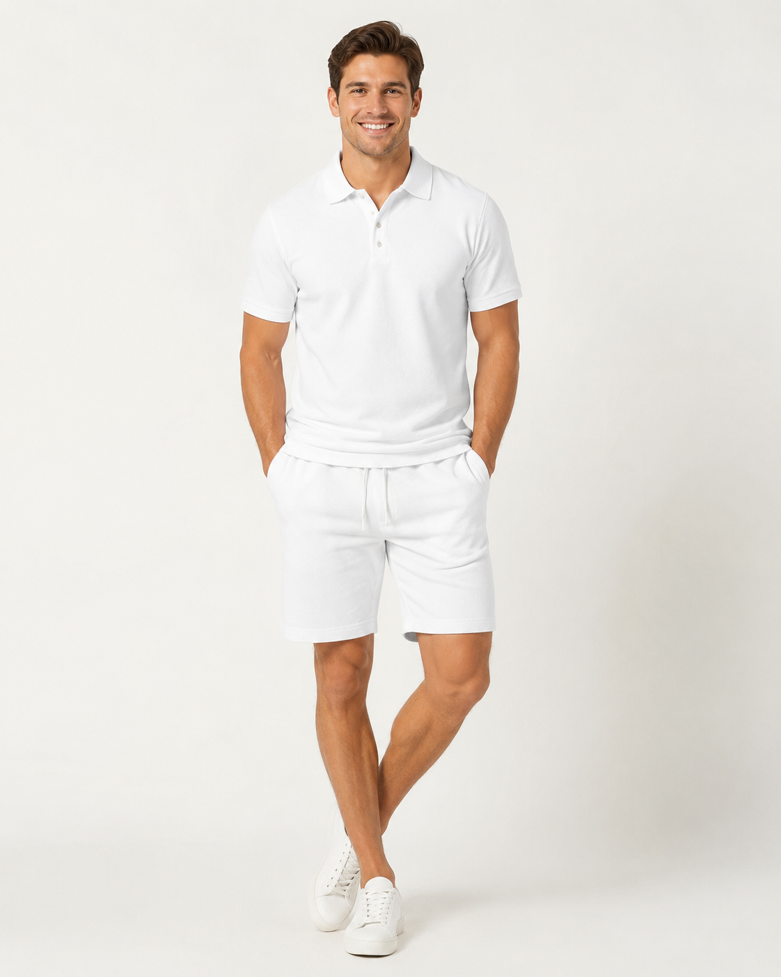 River | Ensemble chemise à manches courtes et shorts pour hommes - Nouveauté été