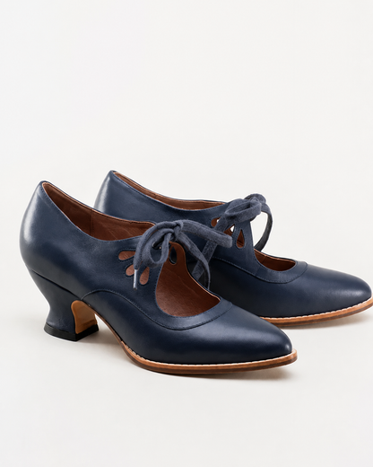 Leslie | Chaussures à talons hauts ajourées pour femmes à lacets