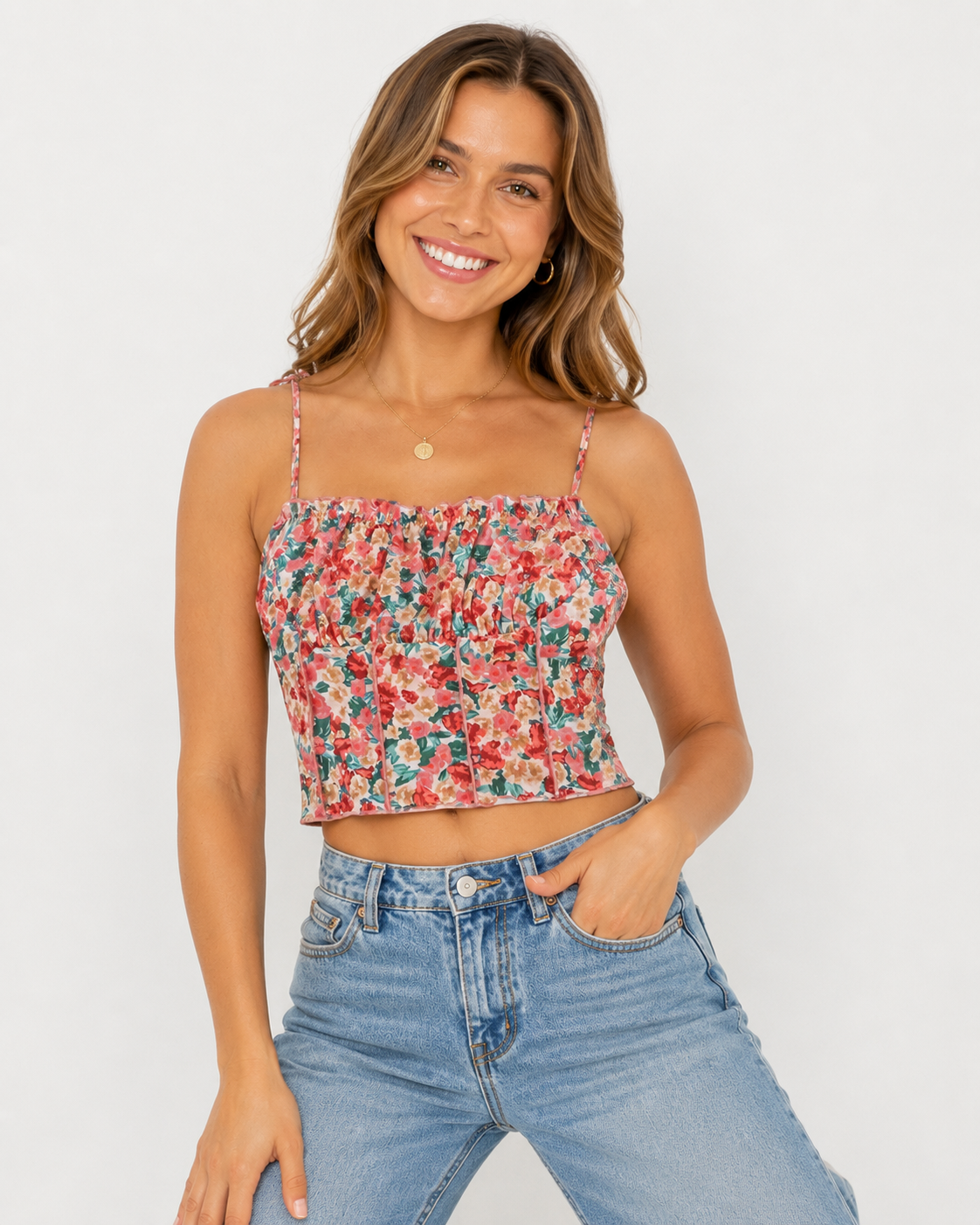 ATELIER | Tenue de Plage Décontractée à Imprimé Floral
