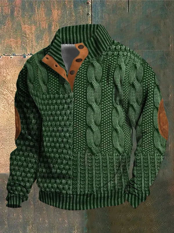 Gwydion | Pull en patchwork