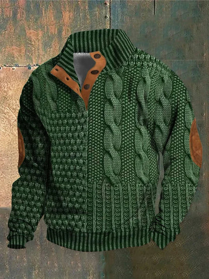 Gwydion | Pull en patchwork