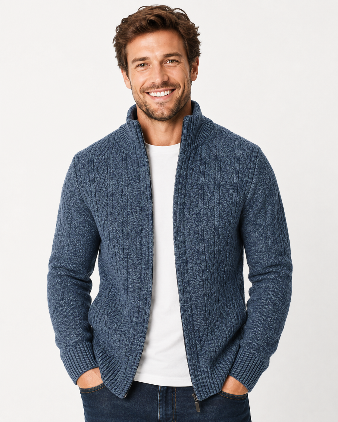 Declan | Veste en Tricot pour Homme