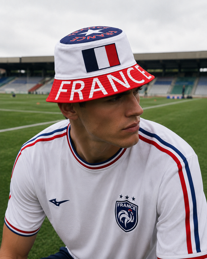ATELIER | Chapeau de seau avec drapeau de France Football