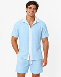 Damian  | Ensemble de vêtements de plage hawaïens décontractés pour hommes