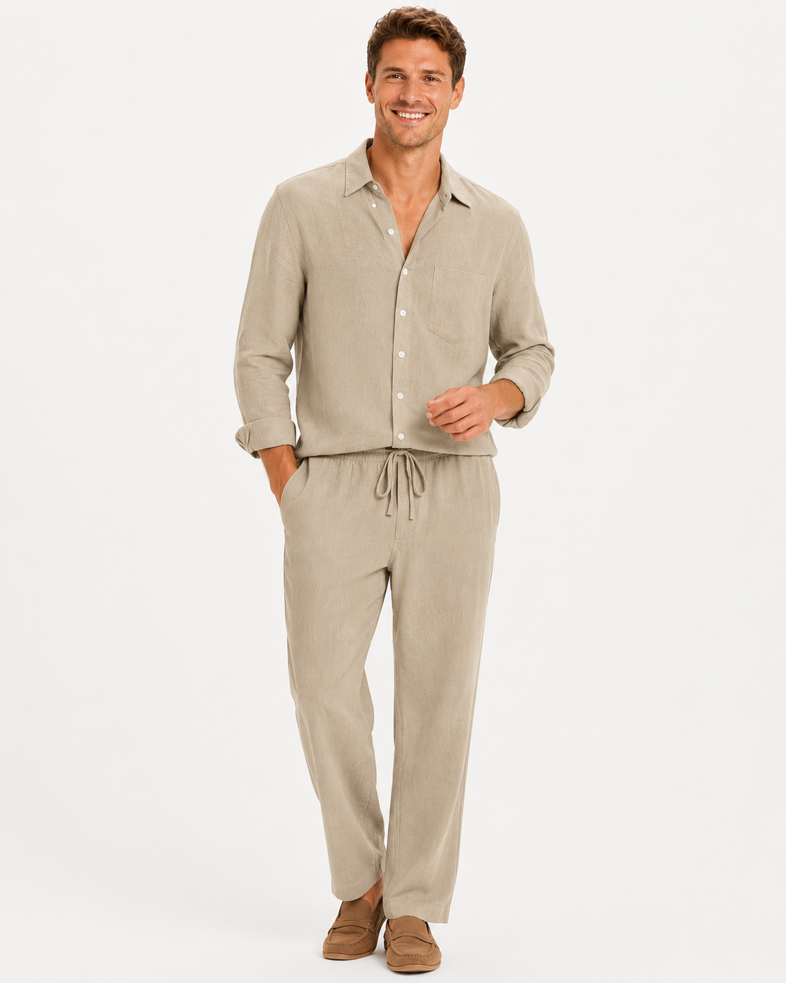 Nicholas | Ensemble de plage décontracté pour homme d'été