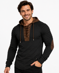 Jameson | T-shirt à capuche pour homme avec lacets