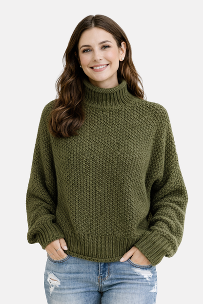 Olivia | Pull avec col montant