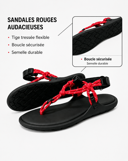 ATELIER | Tongs d'extérieur décontractées nouées