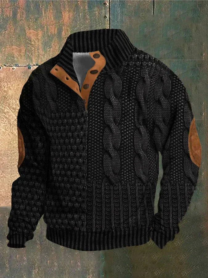 Gwydion | Pull en patchwork